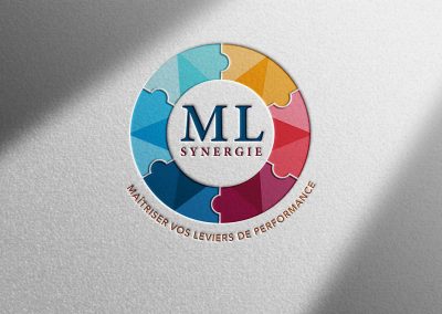 création de logo pour ML synergie 77