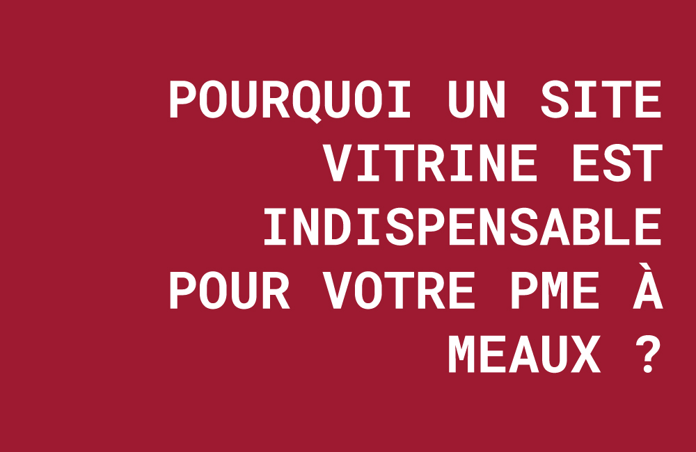 Maquette d'un site internet professionnel pour PME à Meaux, créé par l'agence La stratégie créative.